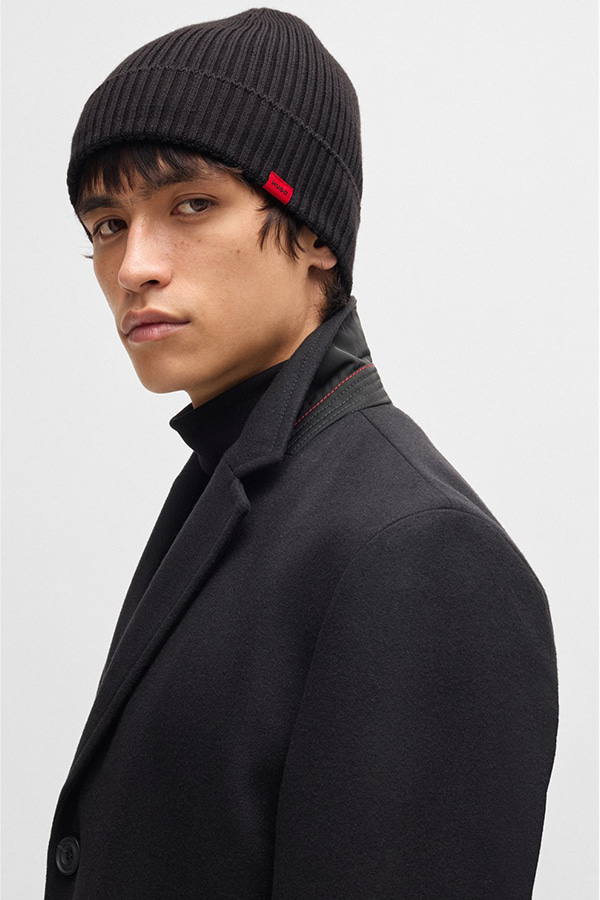 ΠΑΛΤΟ HUGO - 001 ΜΑΥΡΟ